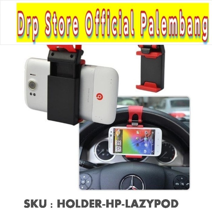 Holder hp handphone lazypod stir mobil lazy pod