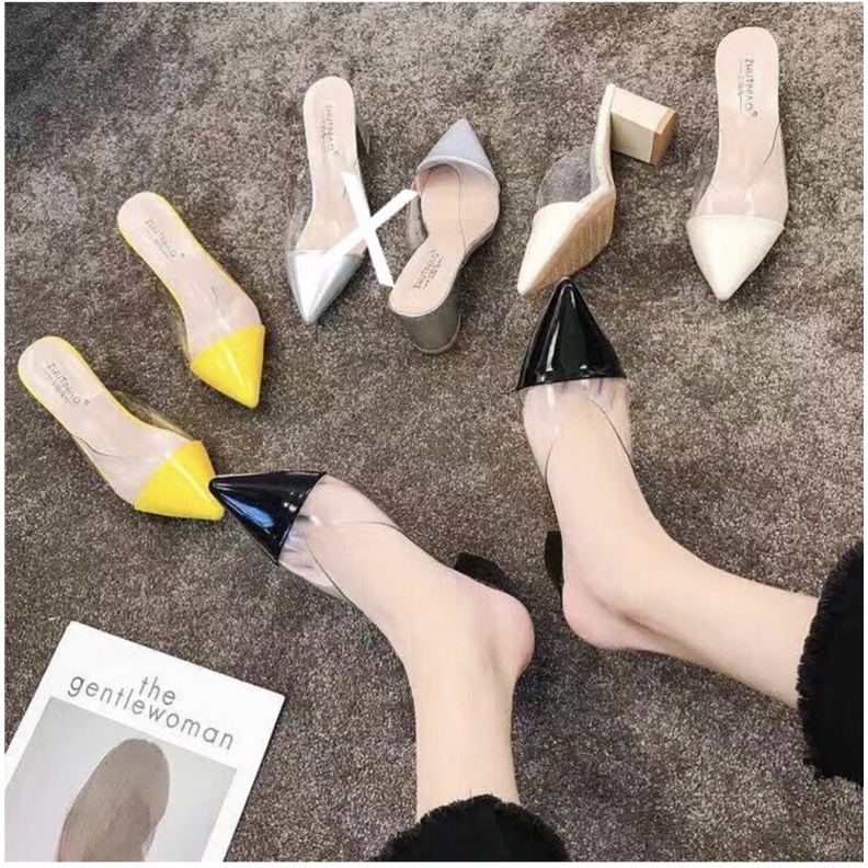 Heels wanita c258 import realpict