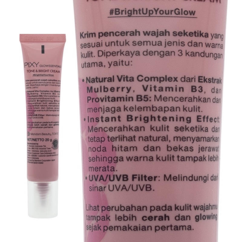 PIXY Glowssentials Tone &amp; Bright Cream 20gr