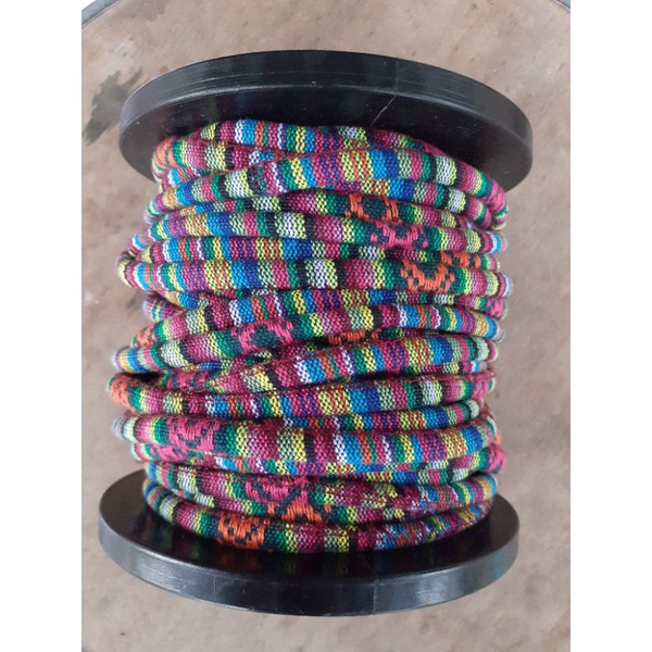 Tali Motif Tenun Tali Gelang Tenun Etnik Unik etnic ethnic indian lombok Tali Kalung Masker-33