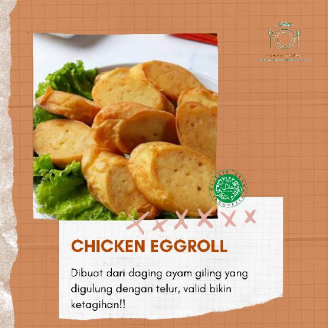 

Chicken Egg Roll MSG dan Gluten Free