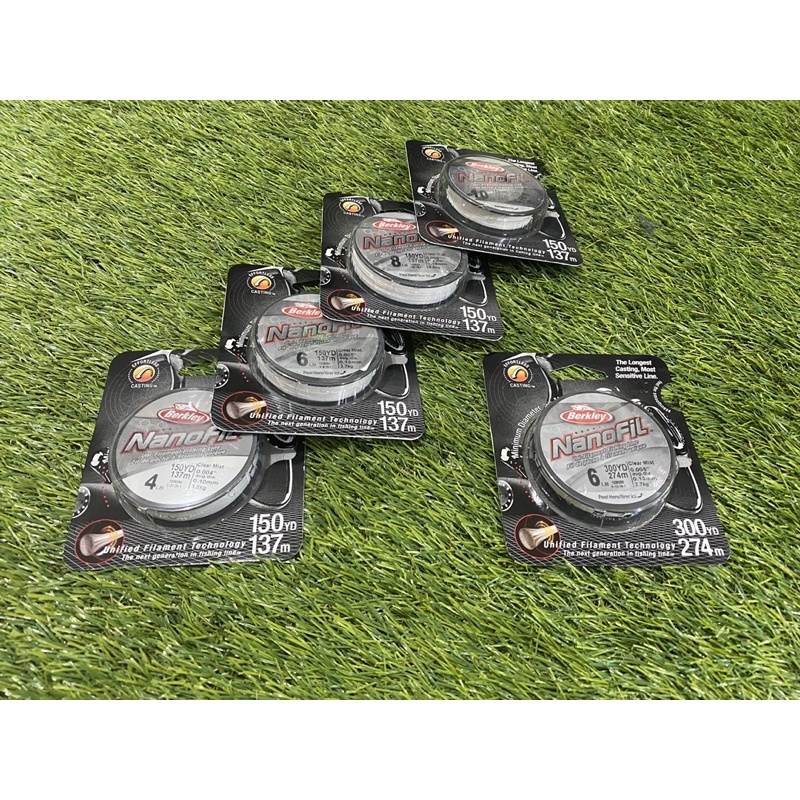 BERKLEY NANOFIL SENAR BENANG PANCING 150YDS -300YDS WARNA CAMPUR
