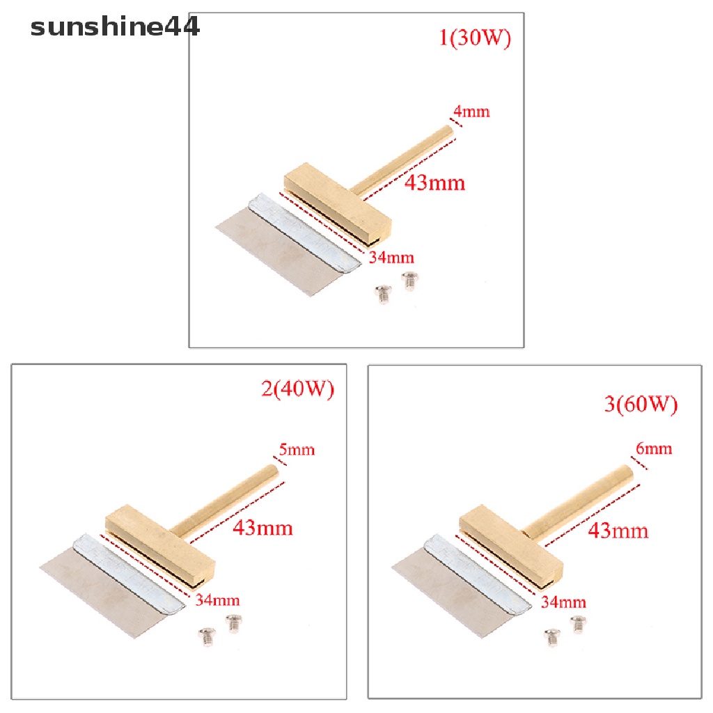 Sunshine Ujung Besi Solder 30w 40w 60w Untuk Reparasi Layar Lcd