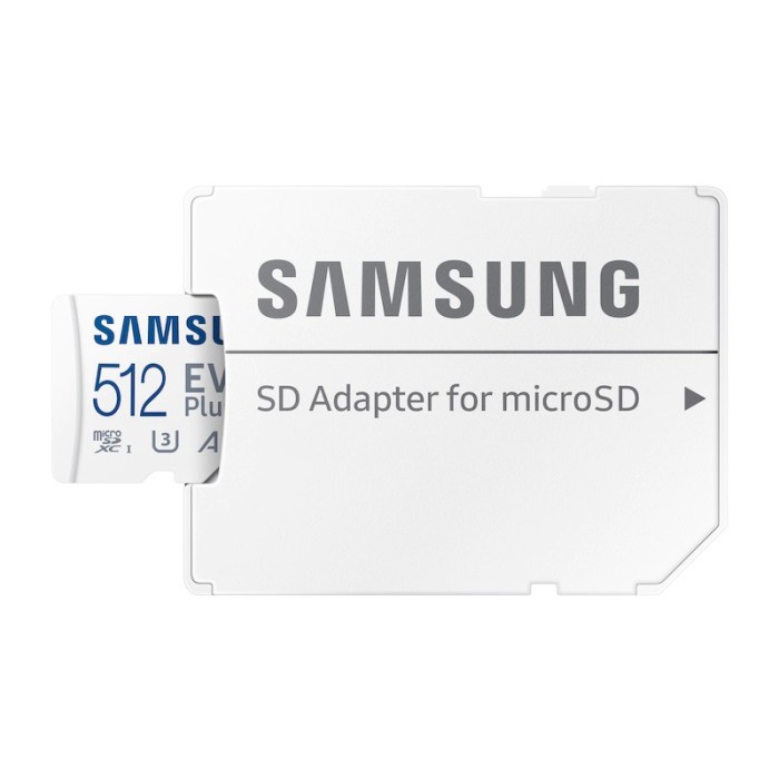 Samsung Evo PLUS 512GB MicroSDHC UHS-I Class 10 with Adapter