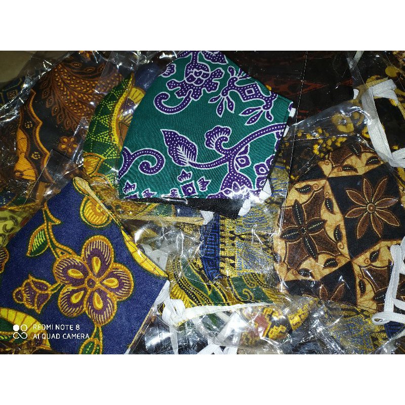 MASKER KAIN BATIK HALUS 3 PLY UNTUK ACARA RESMI DAN KONDANGAN MURAH DAN MOTIF MEWAH DAN ELEGAN