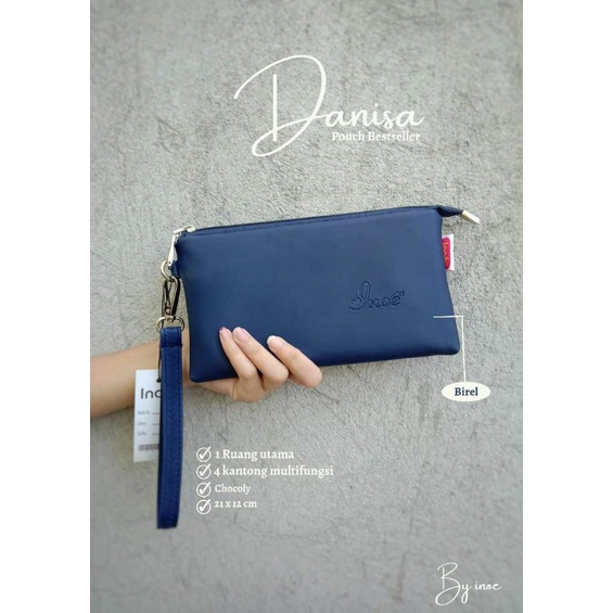 Pouch Danisa By inoe/Dompet wanita/Dompet inoe/Dompet handpone/Dompet kartu/Dompet kunci/Dompet serb