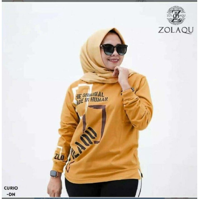 ZOLAQU kaos original (G) terbaru 2023 baju atasan zolaqu jolaqu zolaku wanita ori terbaru