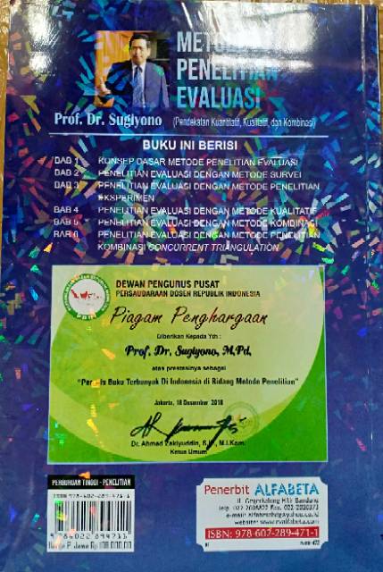 Buku Metode Penelitian Evaluasi - Prof Dr Sugiyono - ORIGINAL