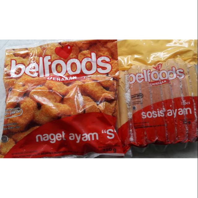 

PAKET HEMAT BELFOOD NUGET 250gr+ SOSIS 375gr