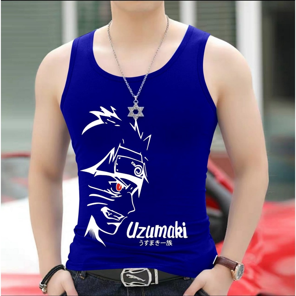 POLILE // Singlet UZUMAKI / singlet motif / singlet gambar / singlet cowok