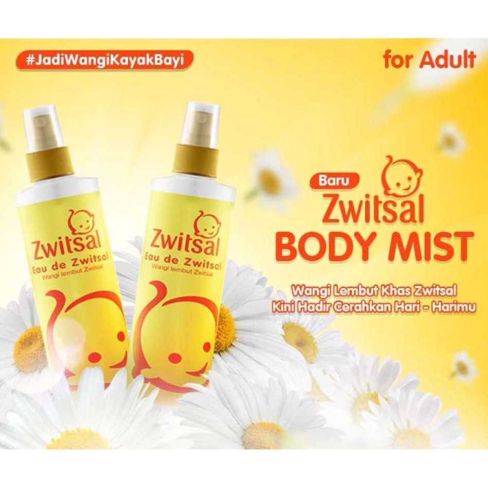 Zwitsal Eau De Toilette Body Mist / Kids Body Mist Parfum Perfume 100ml 100 ml