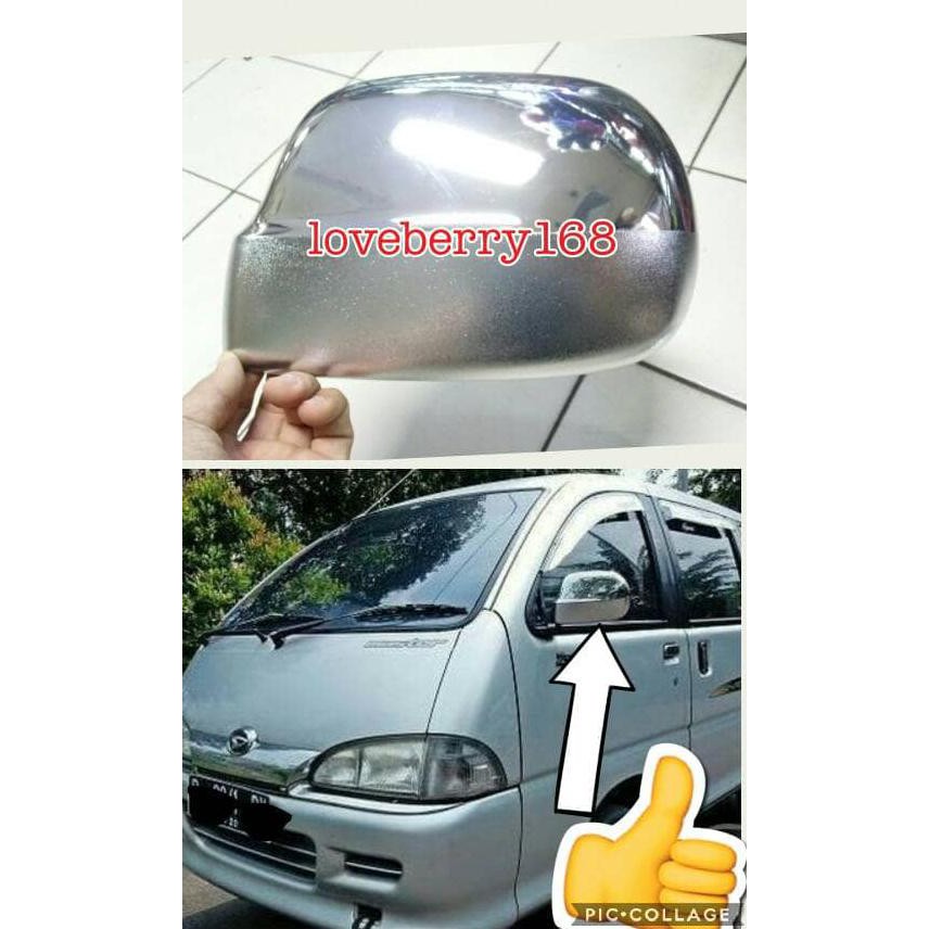 cover spion CHROME utk daihatsu neo zebra espass