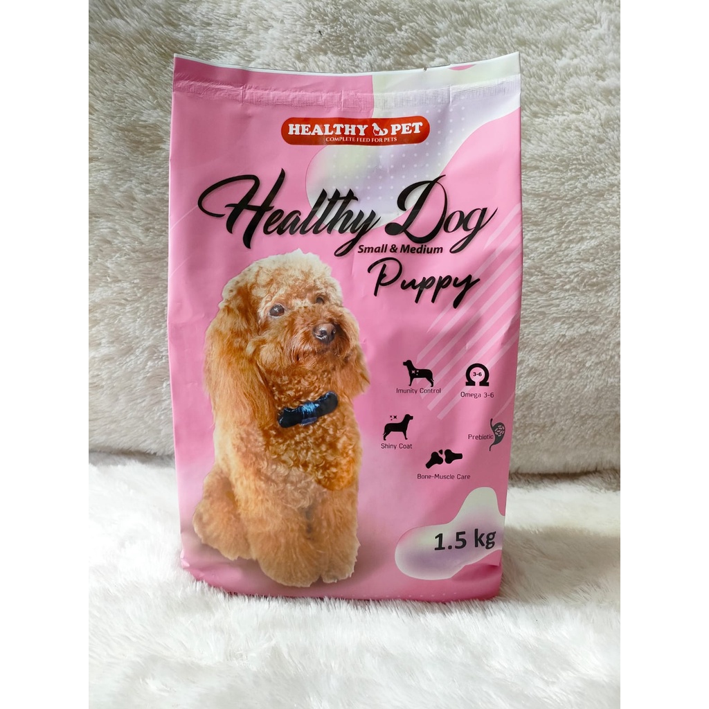 Makanan Anjing Healthy Dog Puppy 1,5 kg - Healthy Pet