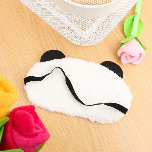 TIKTOK - D6076 Penutup Mata Lucu / Penutup Mata Tidur Karakter Panda / Sleeping Eye Panda Lucu / Eye Cover Cute Panda / Penutup Mata Import