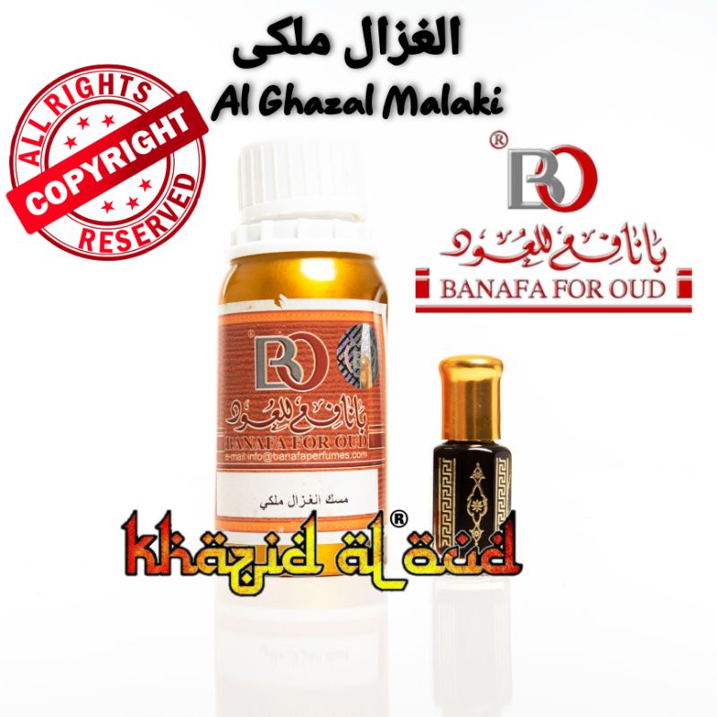 Khazid Al Oud - Parfum Musk Al Ghazal Malaki Banafa For Oud Original | Parfum Arab Ori