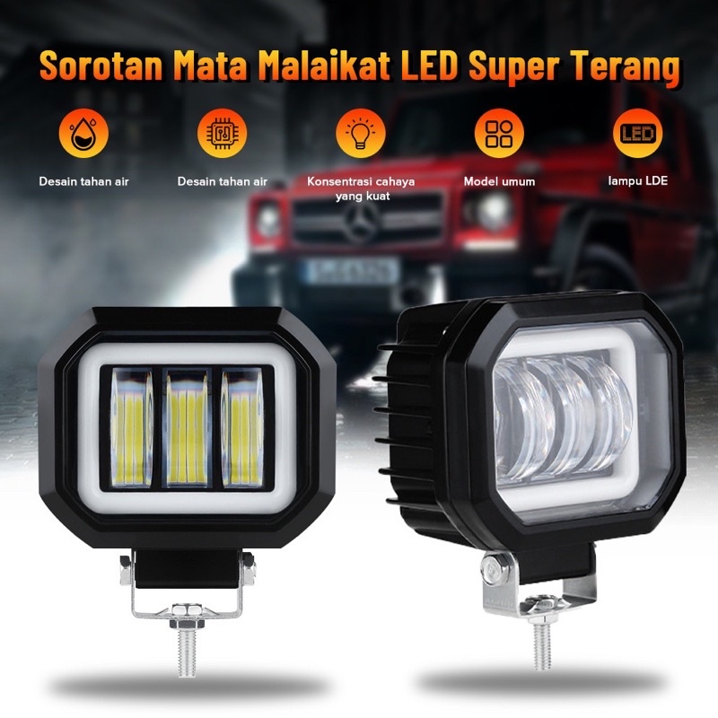 Lampu daymaker mini 2lensa dan 3lensa murah dan berkualitas super terang daymaker 3lensa lampu daymaker