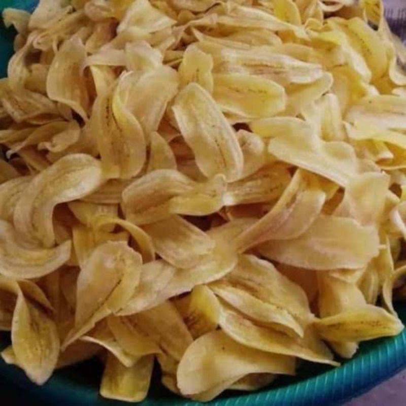 

keripik pisang kepok renyah gurih 1kg langsung produksi
