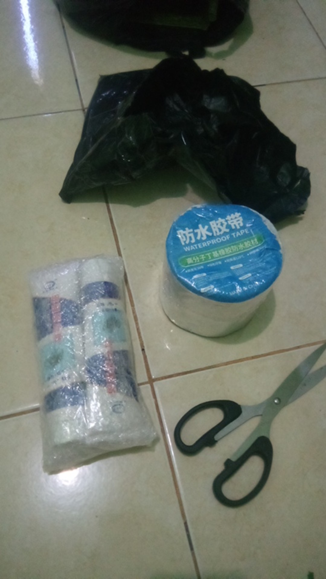 【10cm X 5 Meter】aluminium Foil Butyl Rubber Waterproof Tape / Lakban Aluminium Anti Bocor