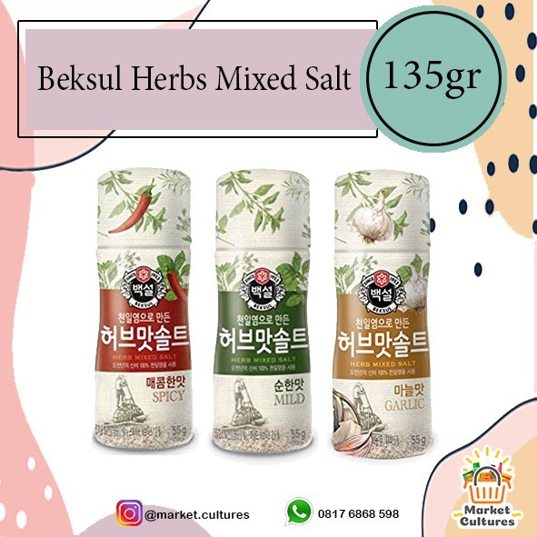 

FLASH SALE - BEKSUL SEASONING HERB MIXED SEA SALT - SPICY