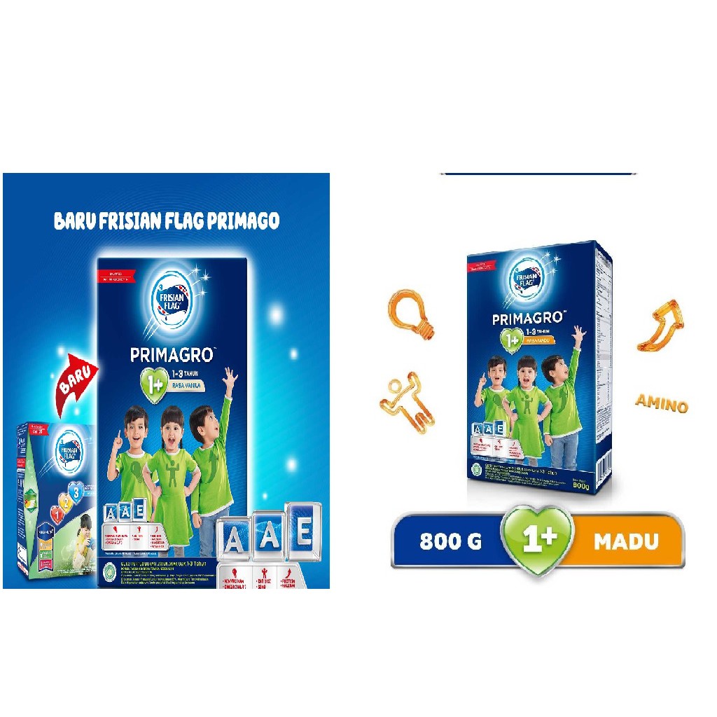 primagro 1+ (750 gr) / susu bendera 123 vanila madu / Jelajah 123 / frisian flag 123