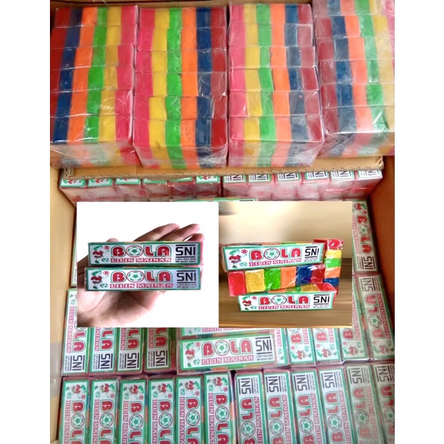 Mainan Lilin Malam Warna / Plastisin Berwarna Premium