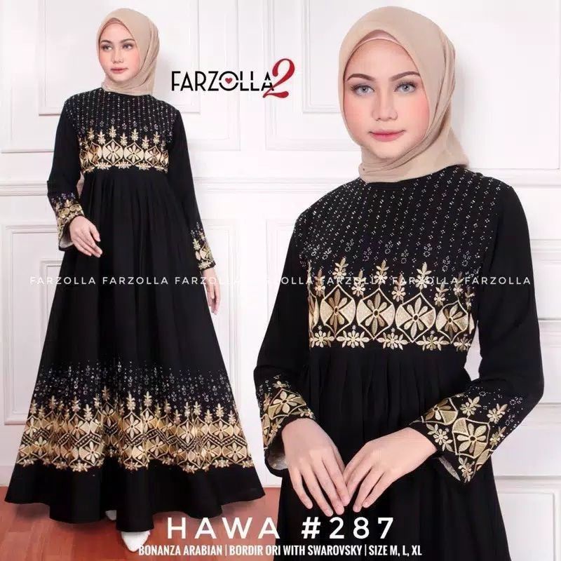 Abaya Turkey Abaya Bordir | MOTIF LAIN GESER | Abaya Turki Abaya Hitam