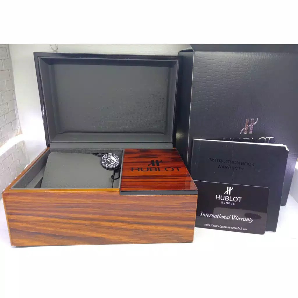 Box Jam Tangan Hublot Kayu High Class