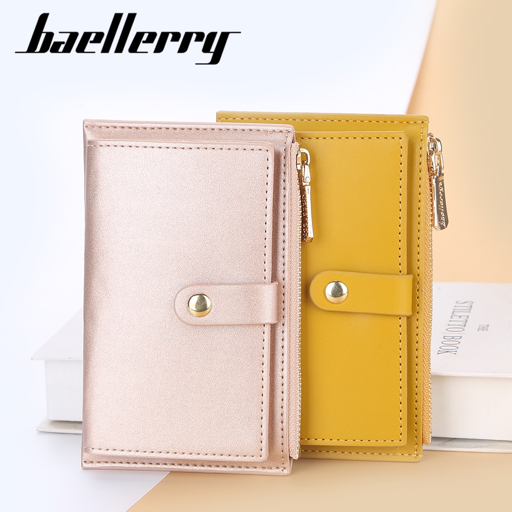 BAELLERRY N8623 Dompet Kartu Wanita Dompet Kecil Wanita Bahan Kulit PU Leather Premium WATCHKITE WKOS