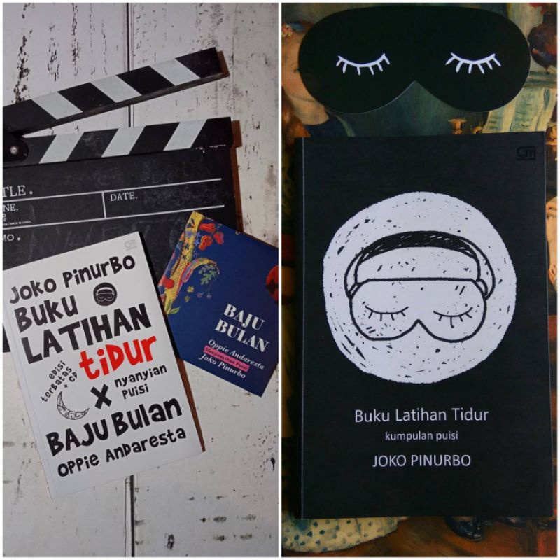 Buku Latihan Tidur X Nyanyian Puisi Baju Bulan - Joko PinurBo & Oppie Andaresta