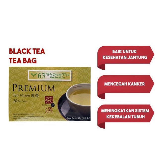 

[ COD ] Teh 63 Premium Black Tea TERMURAH Kode 1437