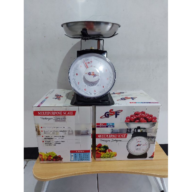 Timbangan buqh sayur daging laundry analog manual GSF 10 kg GSF 4310