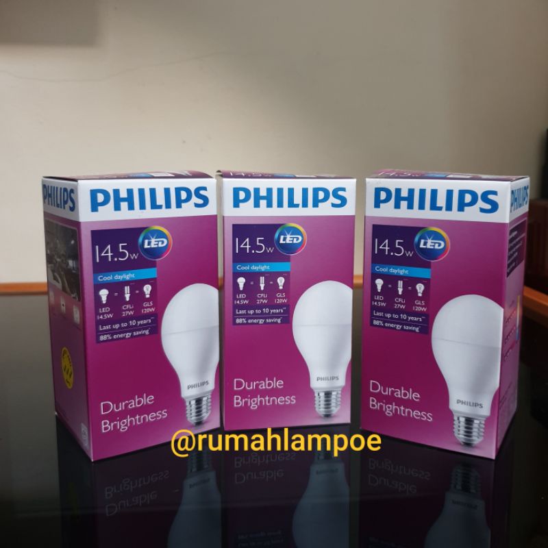 Jual Lampu LED Philips 14.5 Watt 14,5w Cool Daylight (Putih) | Shopee ...