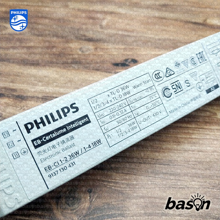 PHILIPS EBCi 1-2 36W / 1-4 18W TLD - Ballast Elektronik pengganti EBC 236