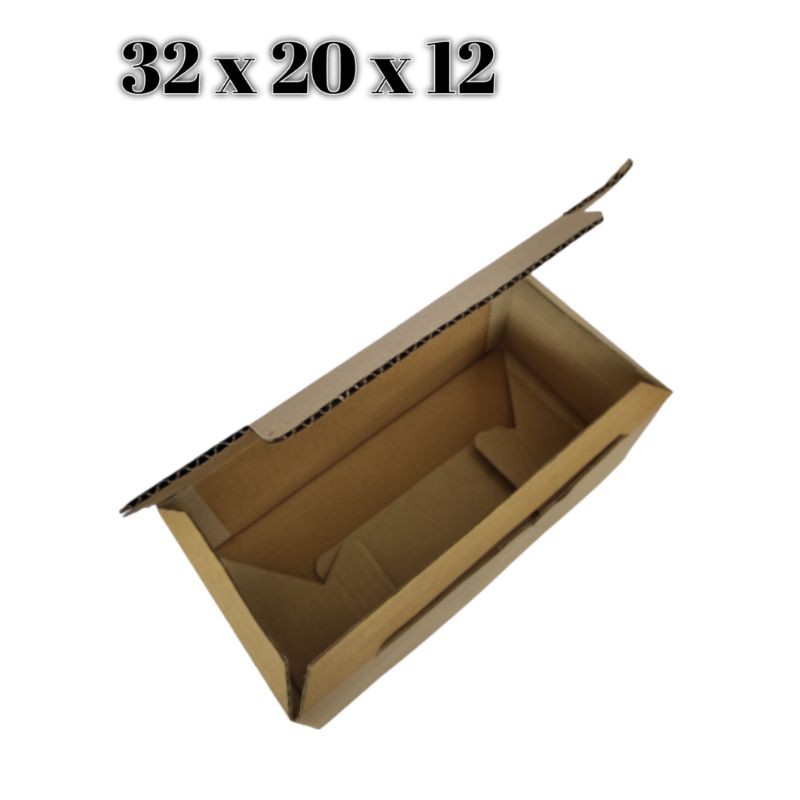 

KARDUS BOX DIE CUT KOTAK PACKING KARTON POLOS 30x20x12