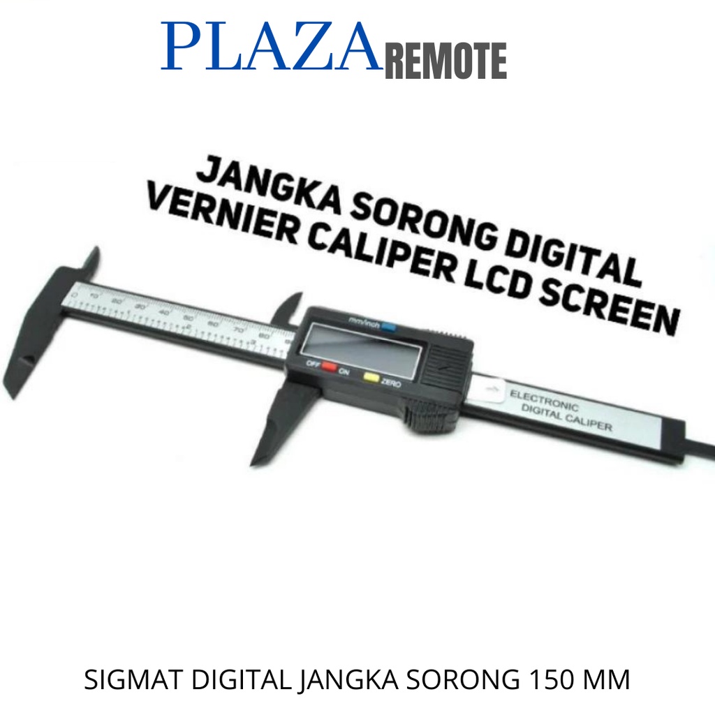 VERNIER CALIPER JANGKA SORONG DIGITAL 0-150MM - 6 inch ALAT JANGKA SORONG SIGMAT MURAH