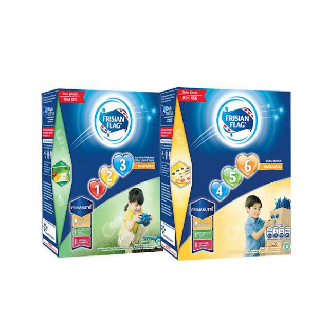 Susu Frisian Flag 123 1-3 tahun 800gr Rasa Madu,Coklat dan Vanila