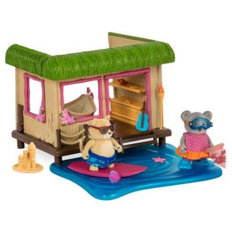 figure lil woodzeez room tiki hut flower shop