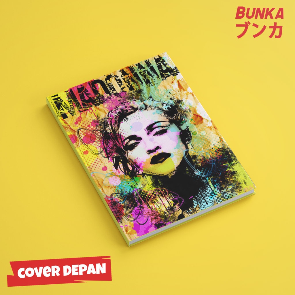 

Notebook 80's Madonna Hardcover A5 Buku Tulis Catatan Notes Agenda Planner Jurnal