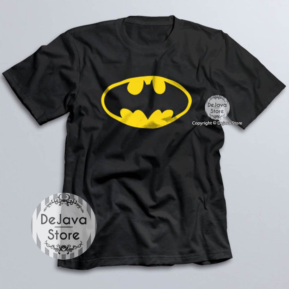 Kaos SUPERHERO BATMAN Baju Tshirt Distro Pria Wanita Unisex Original Cotton Combed 30s Populer | 034-0