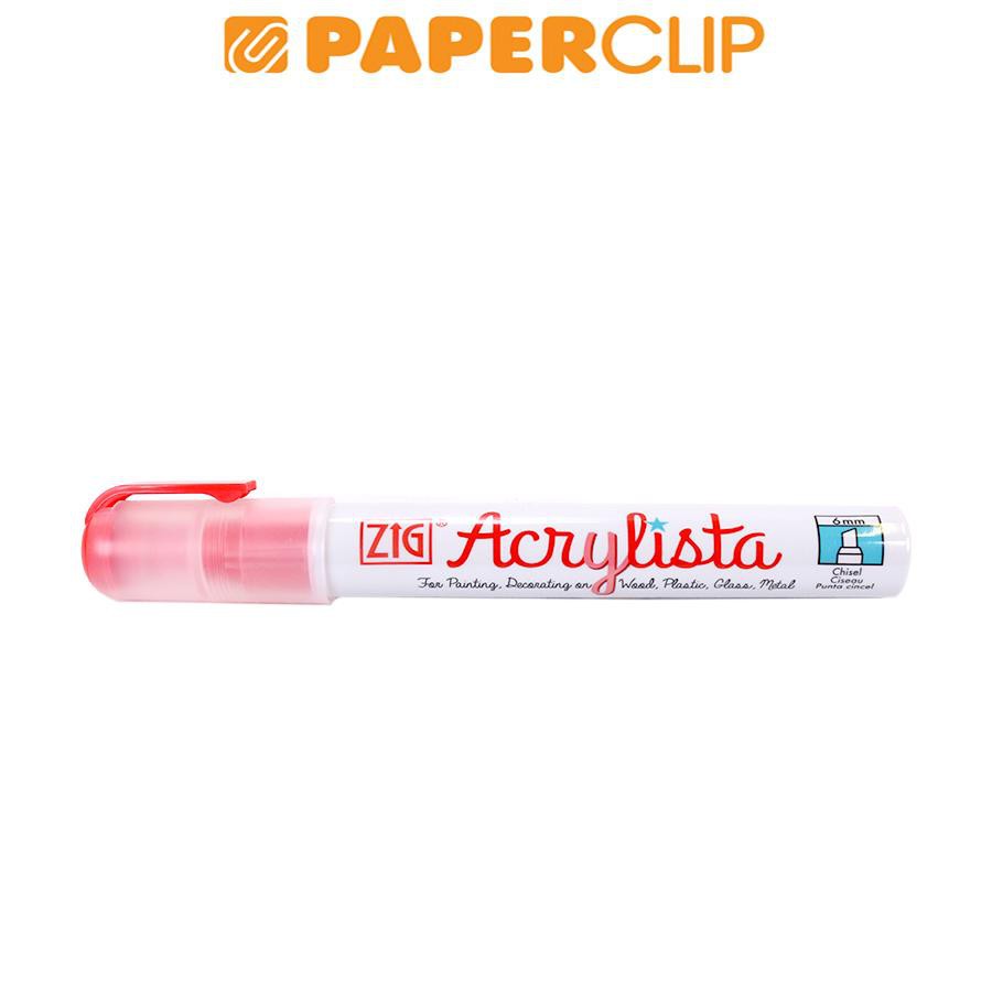 

MARKER ZIG KURETAKE ACRYLISTA CHISEL 6MM PAC-50 020 CRIMSON