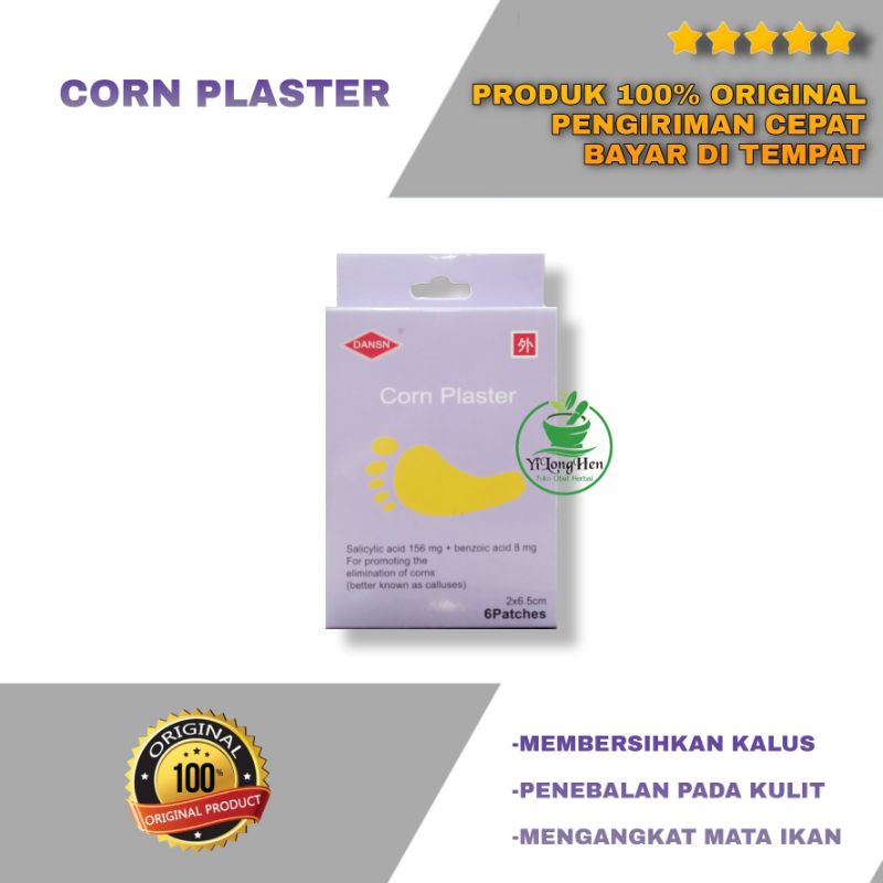 Corn Plaster Hansaplast Isi 6 Plester Mata Ikan Koyo Kutil Kalus Kapalan Ji Yan Gao