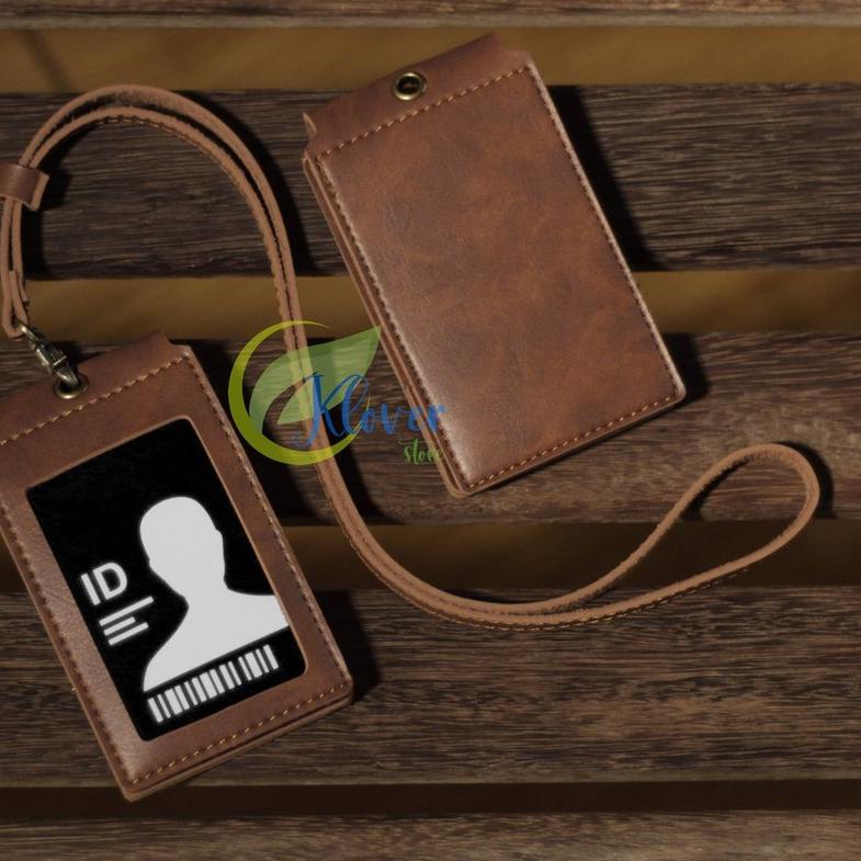 

Terkini FWMOW Card Holder Front Id Card Kalung Holder Name Tag Kulit Souvenir 72 Model Terkini