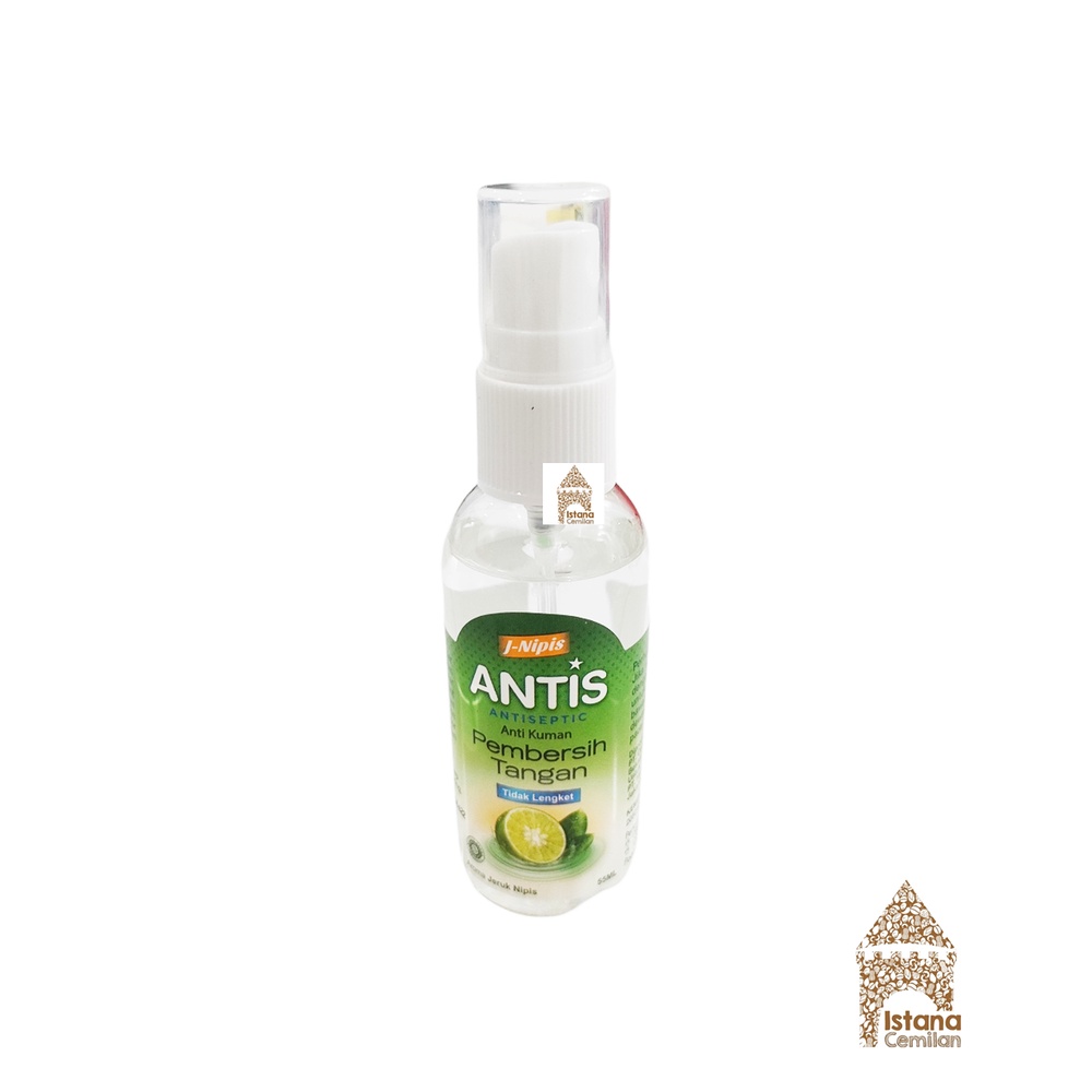 Antis Antiseptic Anti Kuman Pembersih Tangan Hand Sanitizer 55 ML