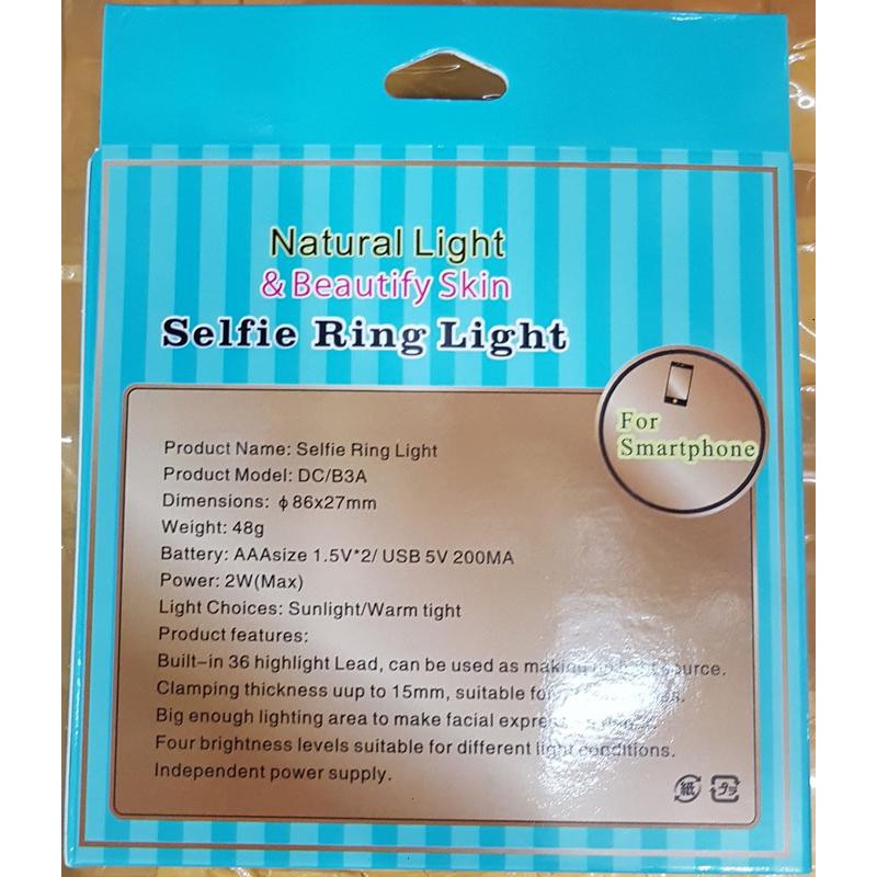 Lampu Selfie untuk kamera camera HP handphone Ring Light Selfie LED