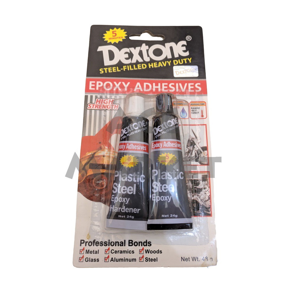 Lem Epoxy Dextone 48G E Poxy Kayu Besi Kaca Logam