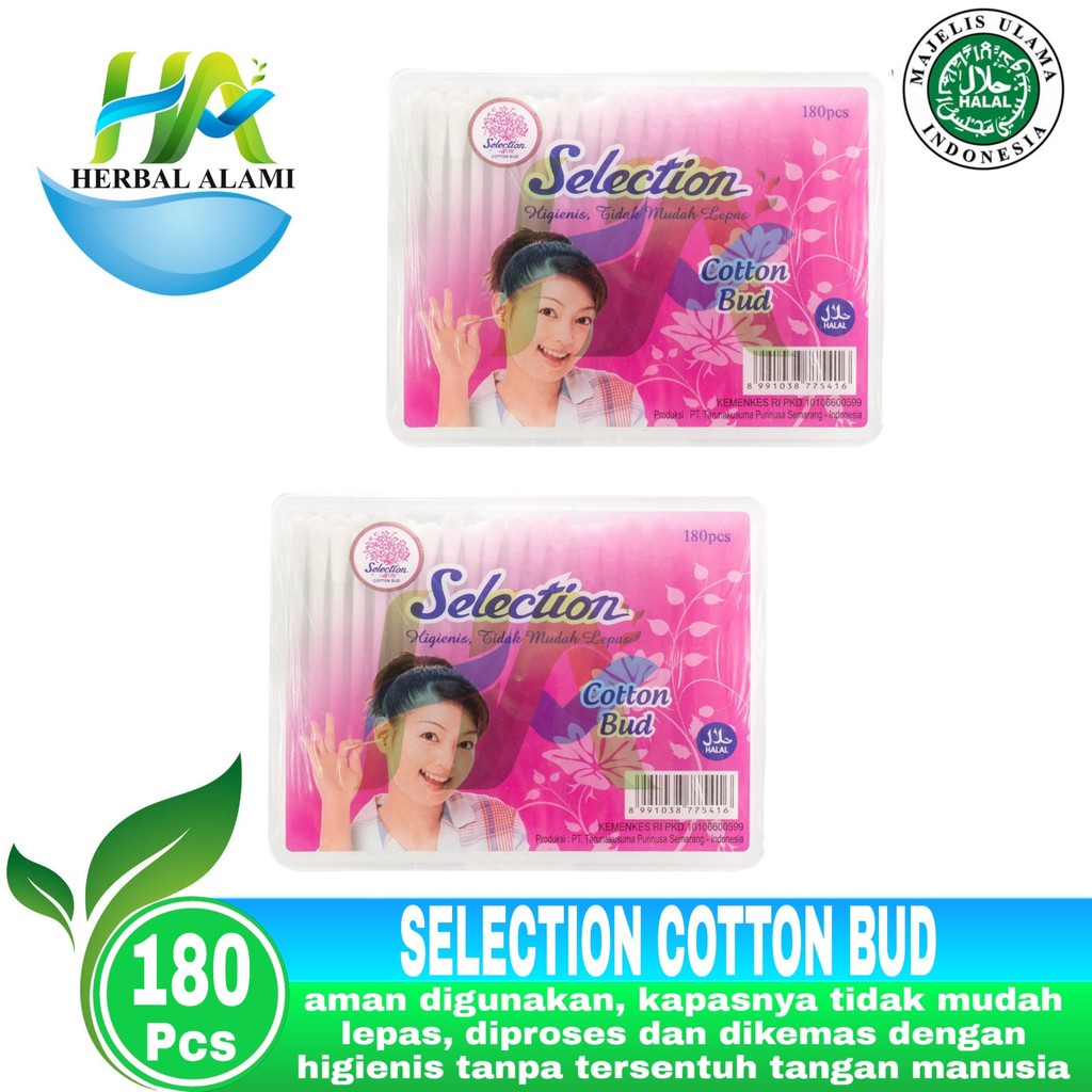 Selection Cotton Bud Isi 180 pcs