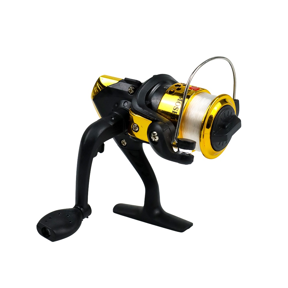 YUMOSHI JL200 Reel Pancing Spinning 3+1 Ball Bearing 5.2:1 - Golden