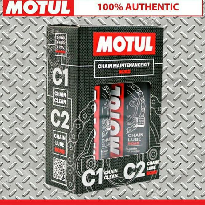 Motul Chain Maintenance Kit Chain Clean & Chain Lube Termurah 2019