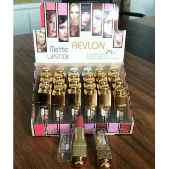 [PERBOX]LIPSTIK REVLON COLOR MATTE ISI 24 PC H/s 603 / Lipstick Maybeline NO: H - s 608
