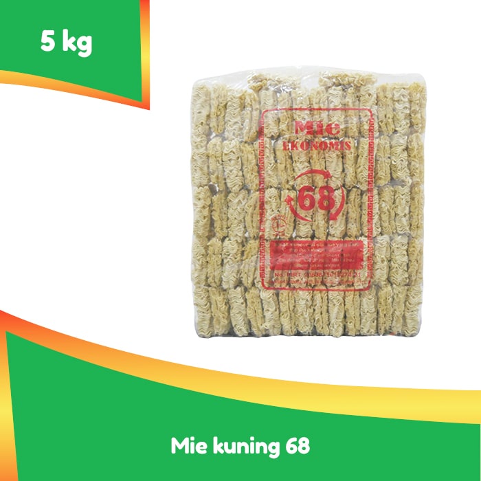 

Mie/Mie Kering/Mie Kuning/Mie Bakso/Mie 68 (5kg)